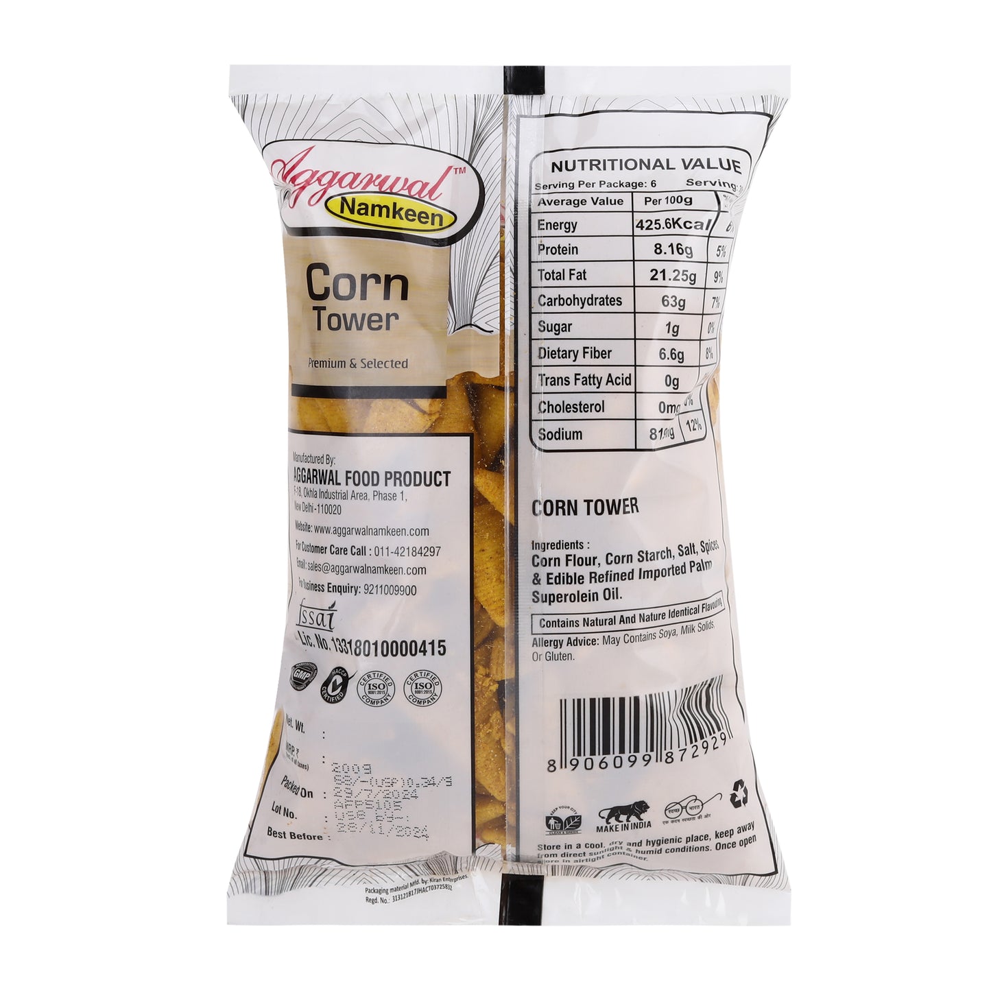 Corn Tower Snacks (200 Gm)
