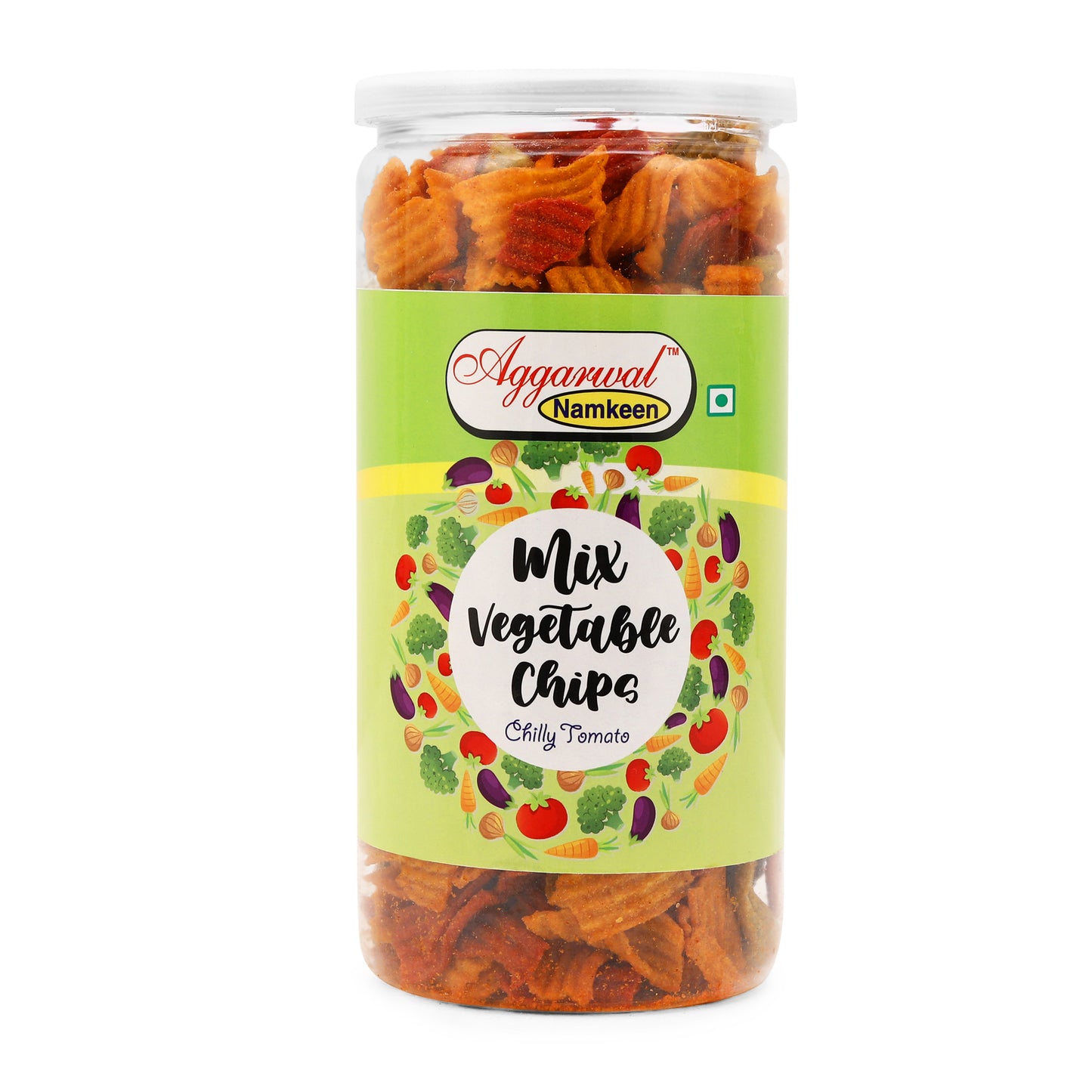 MIX VEGETABLE CHIPS CHILLY TOMATO ( 150 Gm )