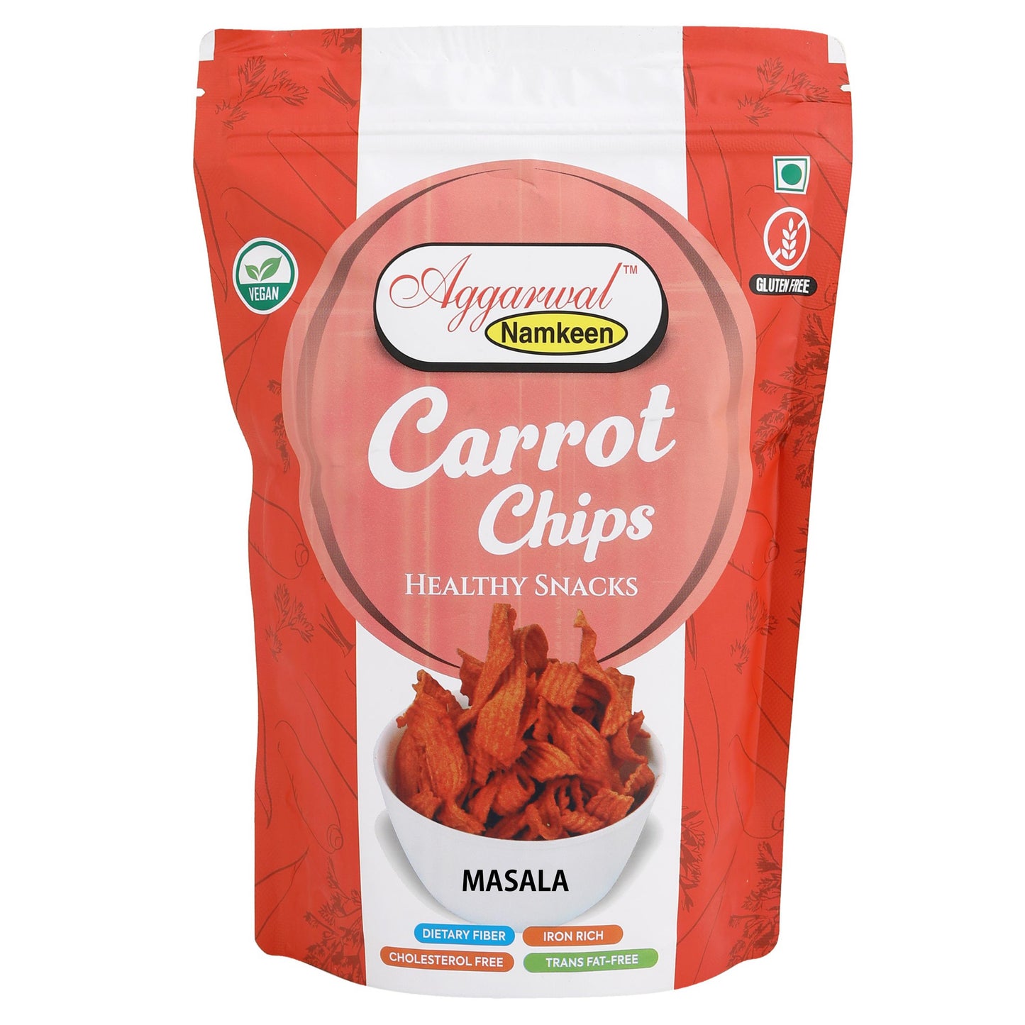 CARROT CHIPS CHAT MASALA ( 75 Gm )