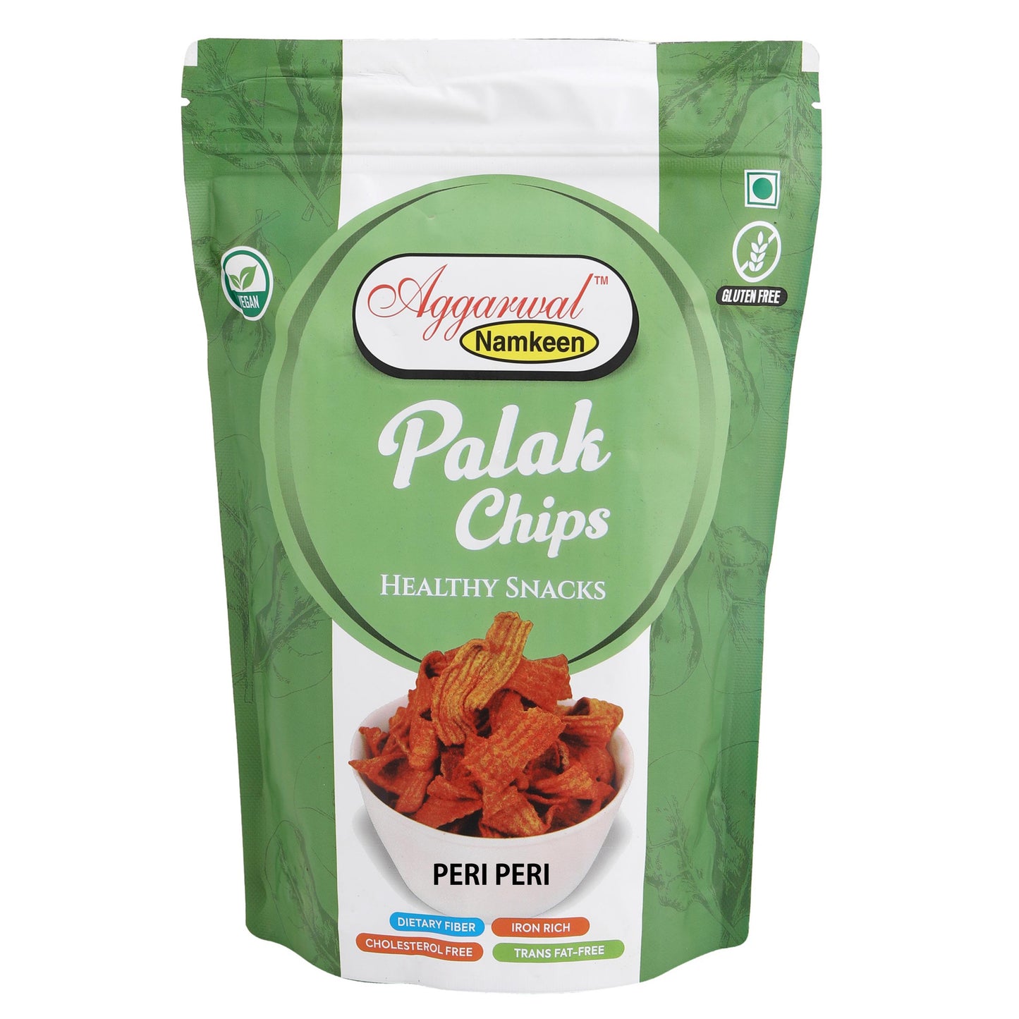 PALAK CHIPS PERI PERI ( 75 Gm )