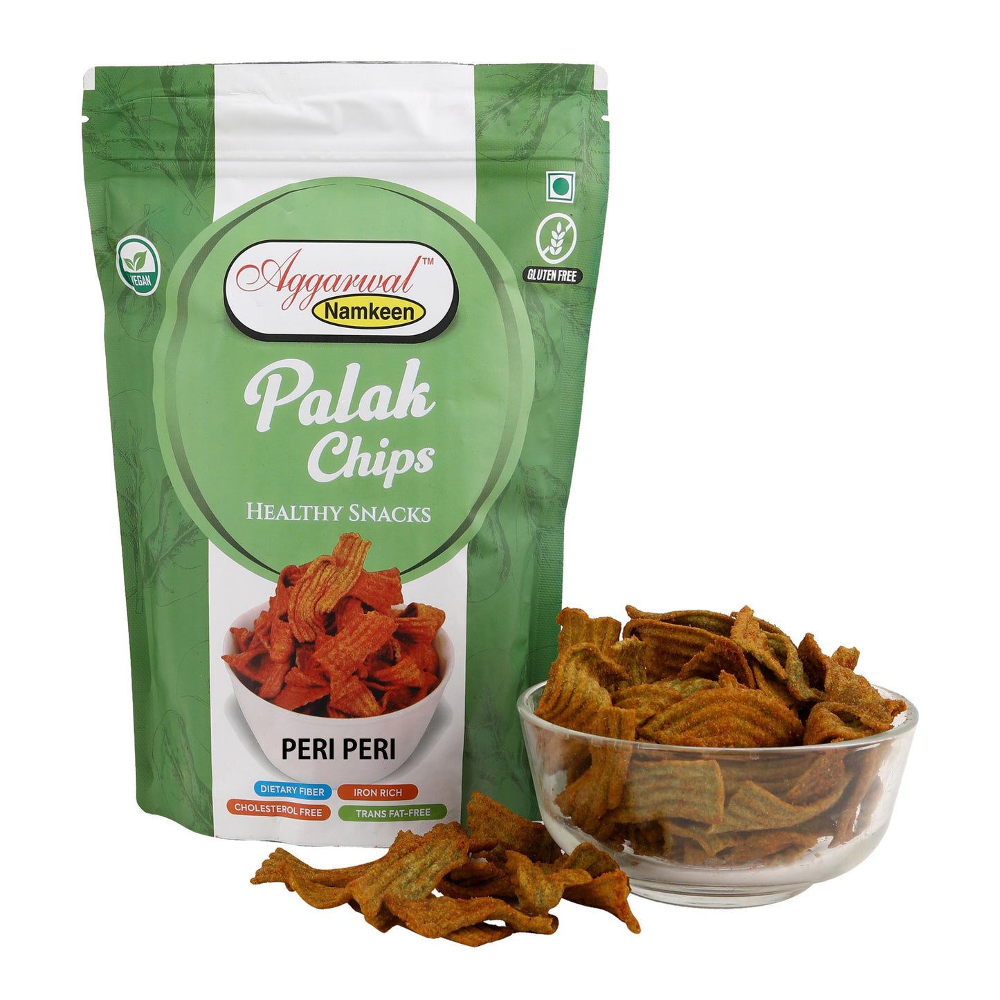 PALAK CHIPS PERI PERI ( 75 Gm )